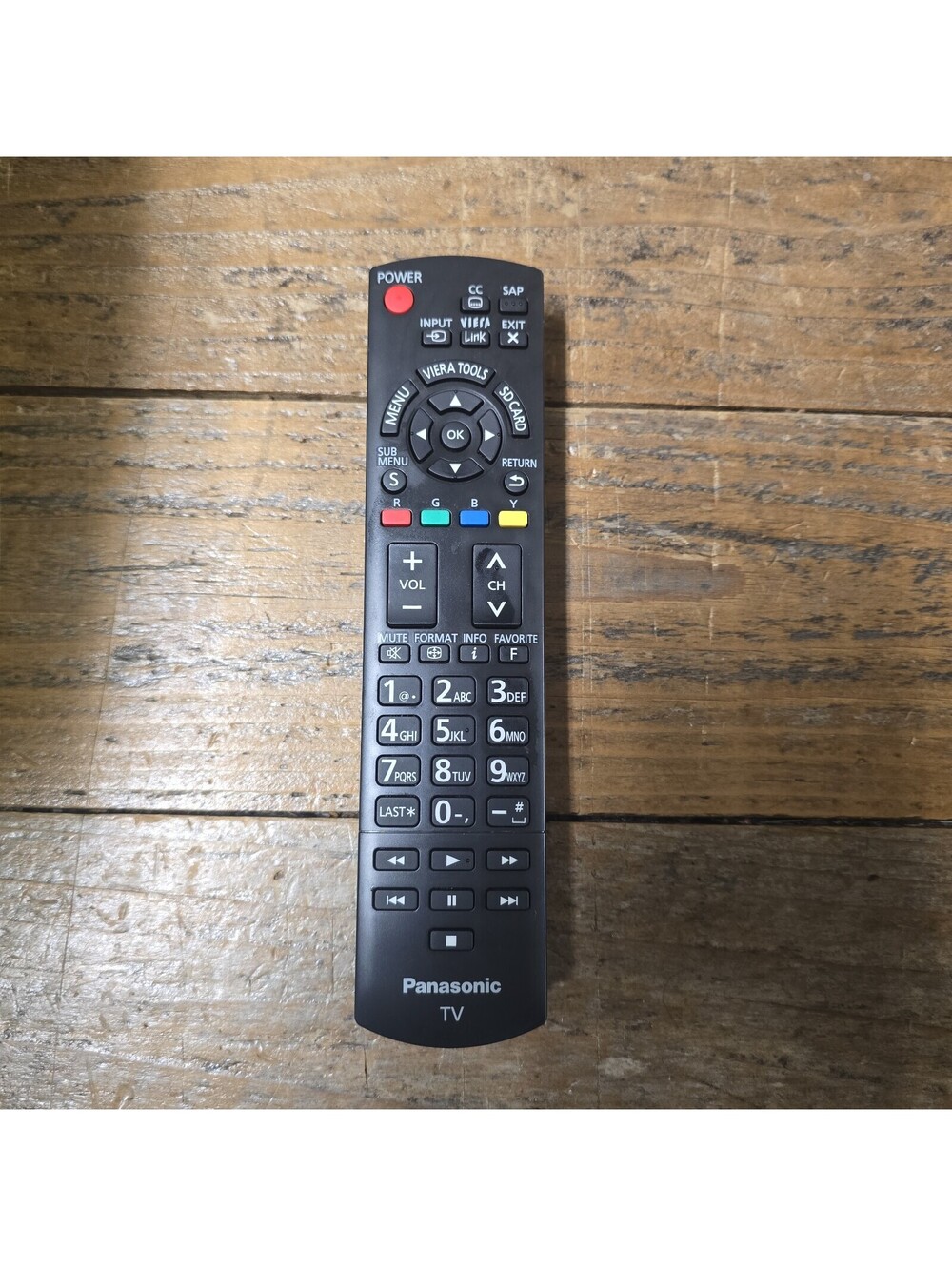 OEM Panasonic TV Remote Control N2QAYB000570 Genuine Viera LCD Plasma HDTV